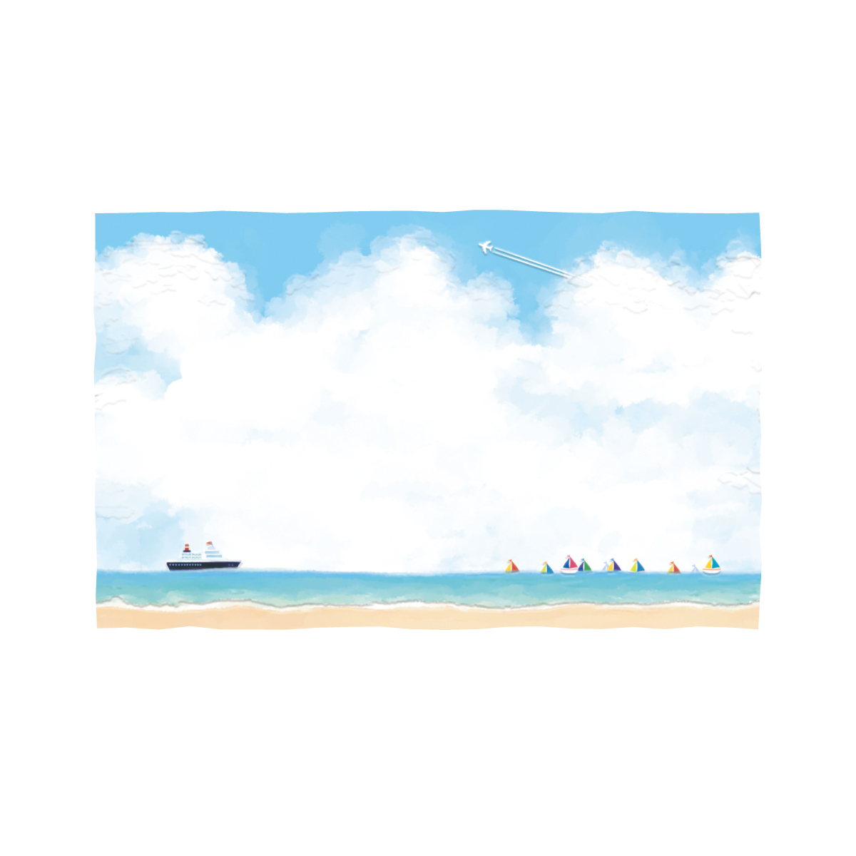 ミニカード 海の風景