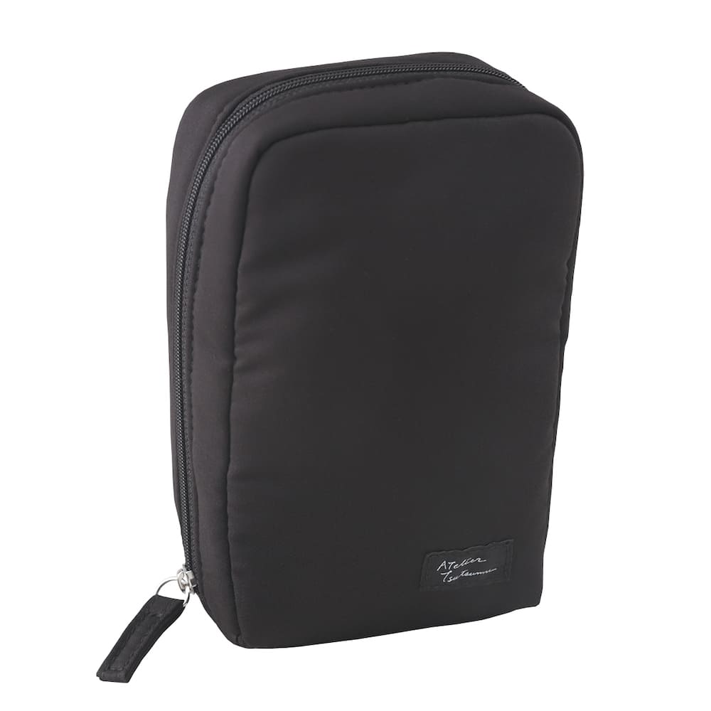 ATELIER tsutsumu スタンドポーチ ブラック