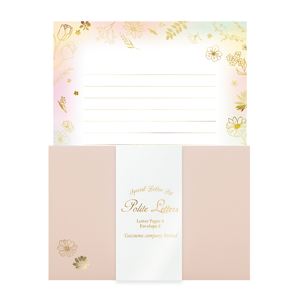 レター グラデーションフラワー