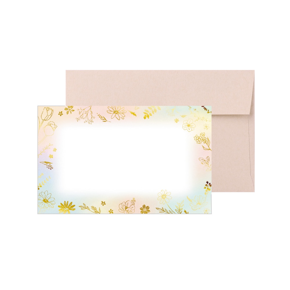 ミニカード グラデーションフラワー