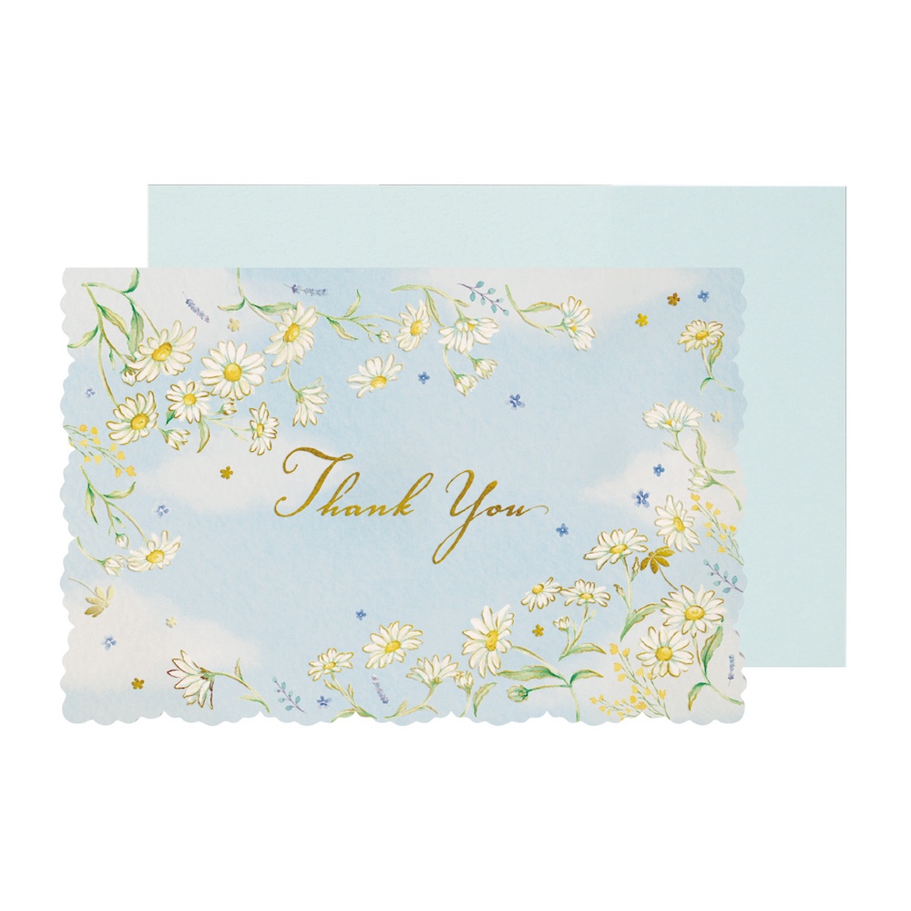 メッセージカード サンキュー ブライトデイジー