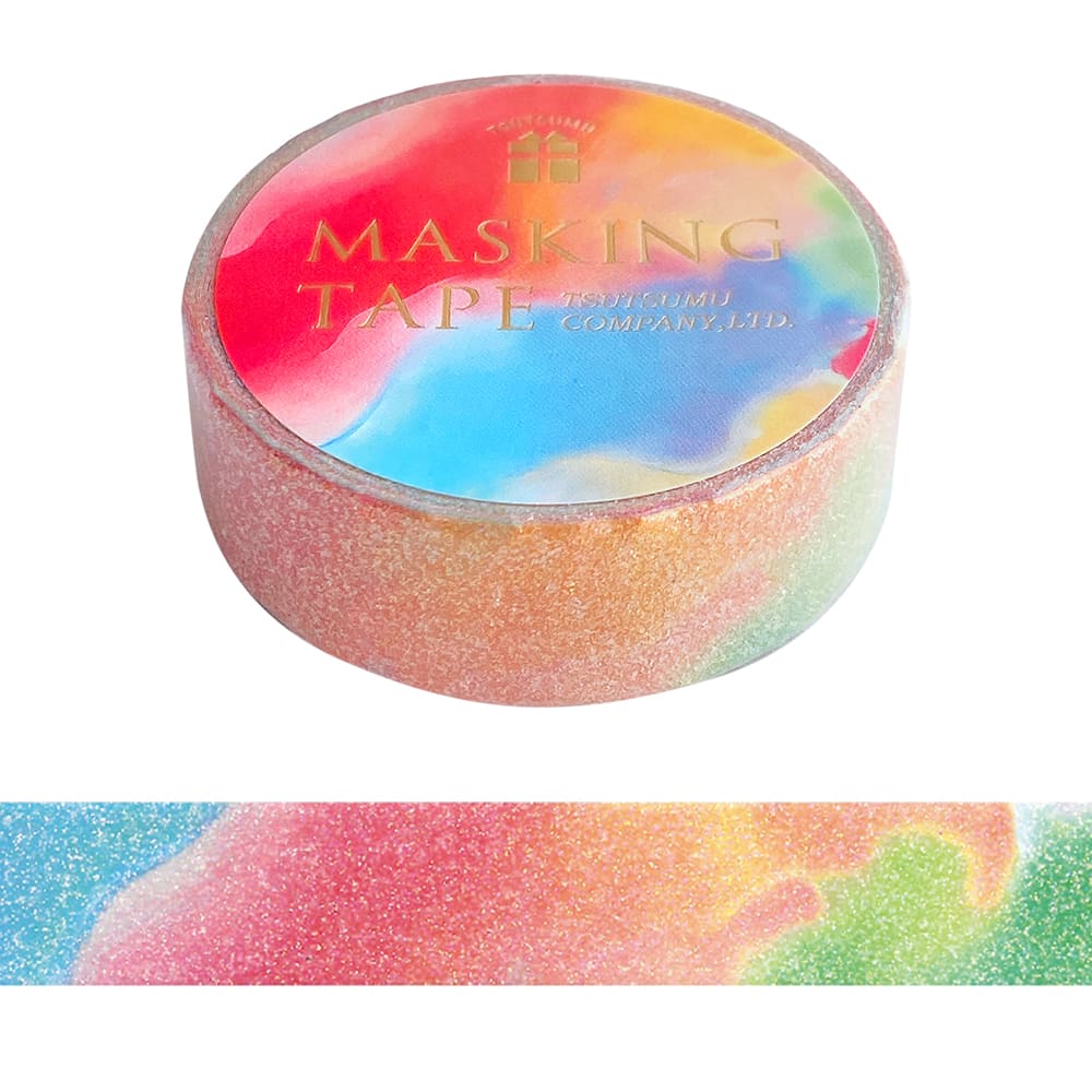 マスキングテープ グリッター マーブルアート 15mm