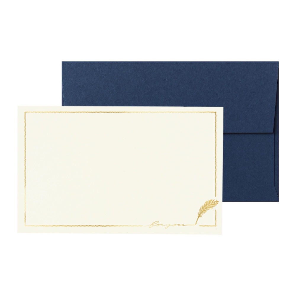 ミニカード メモリーズ 羽ペン