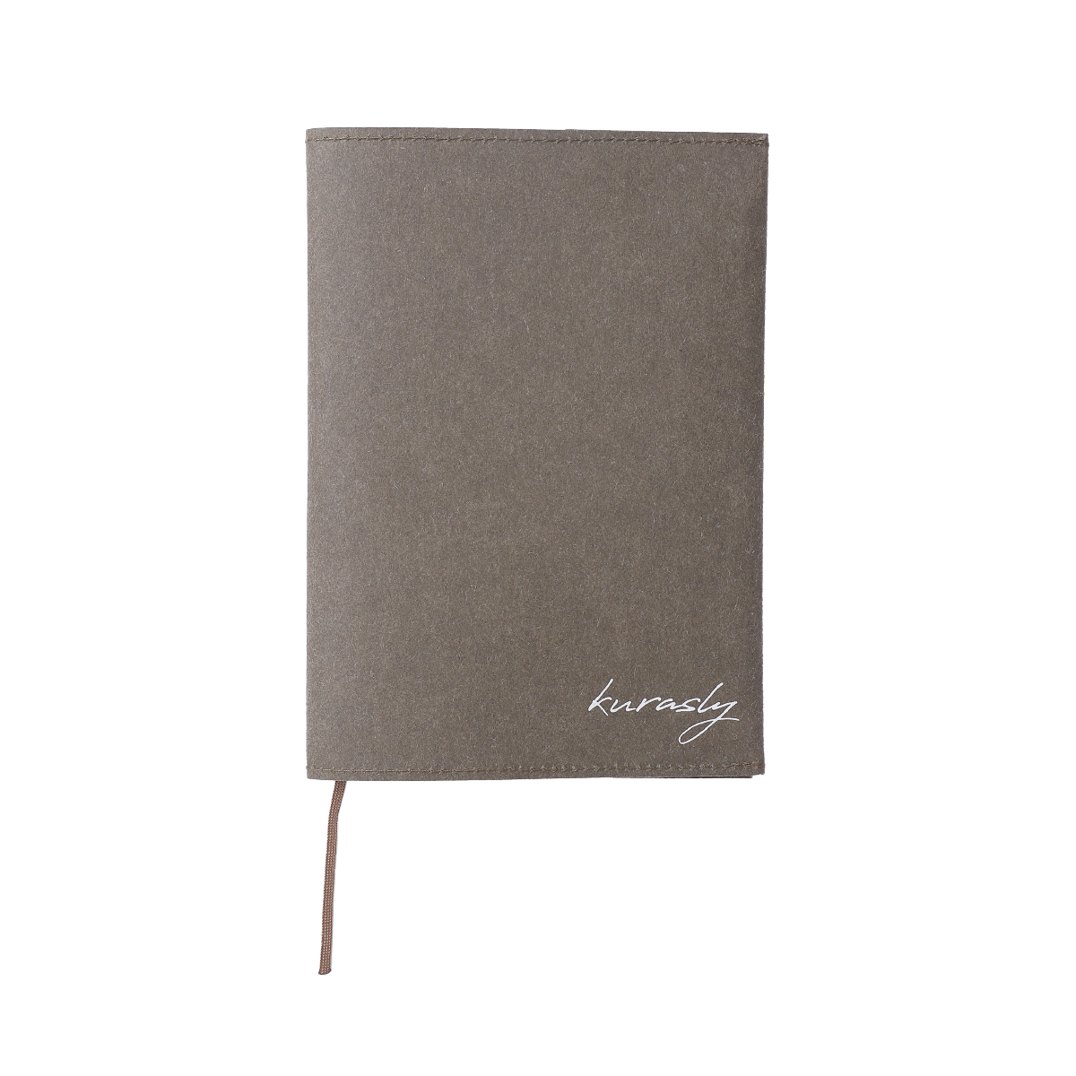 ブックカバー A6 ブラウン